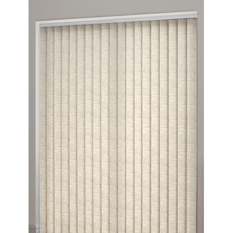 Cordless Vertical Blind - Linen Look