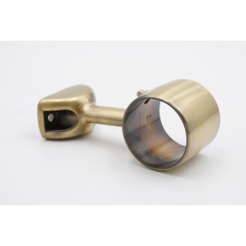 Integra 28mm Options Curtain Pole Bracket - Centre - Burnished Brass