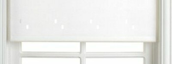 Integra Statement Collection Roller Blind - Cutout Design - White - Picture 1
