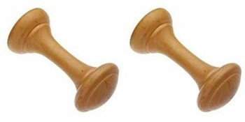 Universal 28mm Wooden Curtain Pole - Ball Finial - Antique Pine - Picture 2
